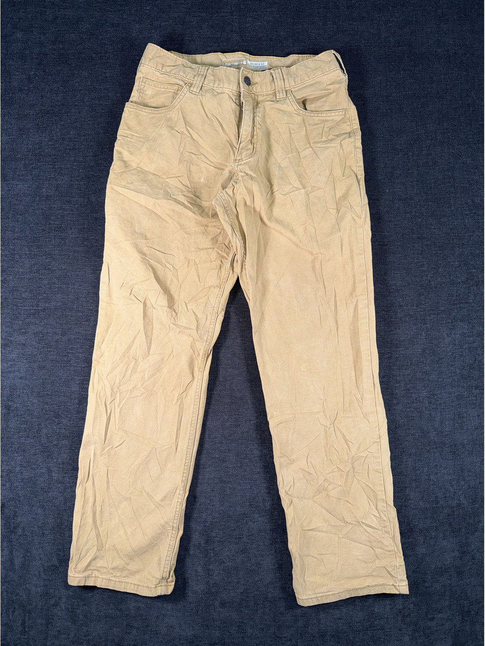 Carhartt Relaxed Fit Tan Work Pants Size 30x30